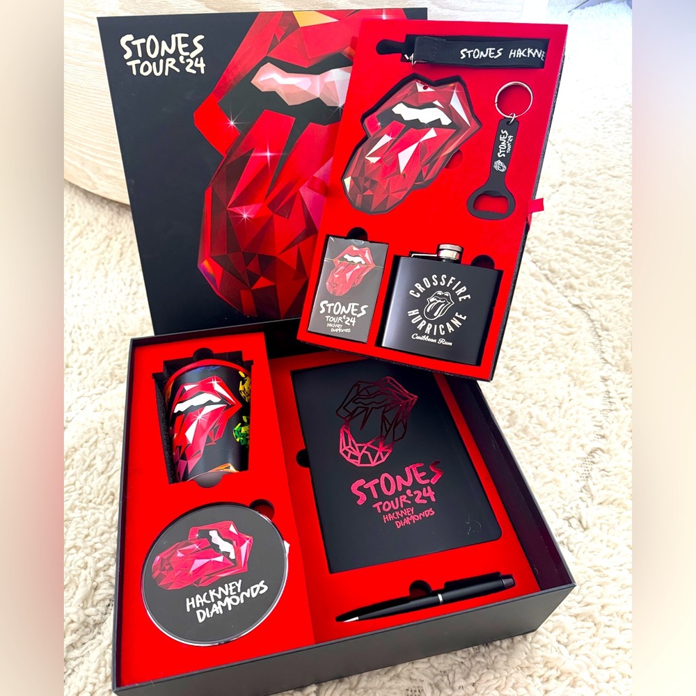 Hackney Diamonds Rolling Stones VIP box NWT